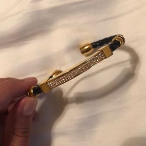 Black and gold bracelet. No brand.